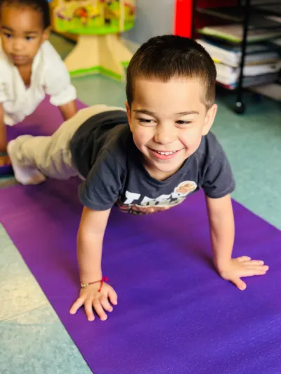 Child at Little Heaven Daycare